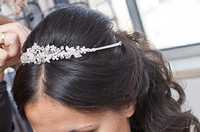 Tiara com cristais