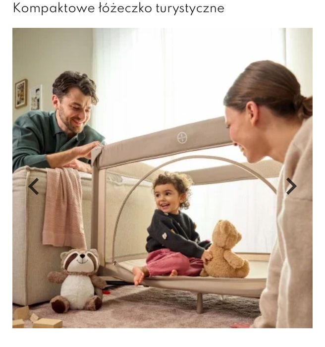 Nowe Łóżeczko Lionelo niemowlęce składane turystyczne kompaktowe kojec