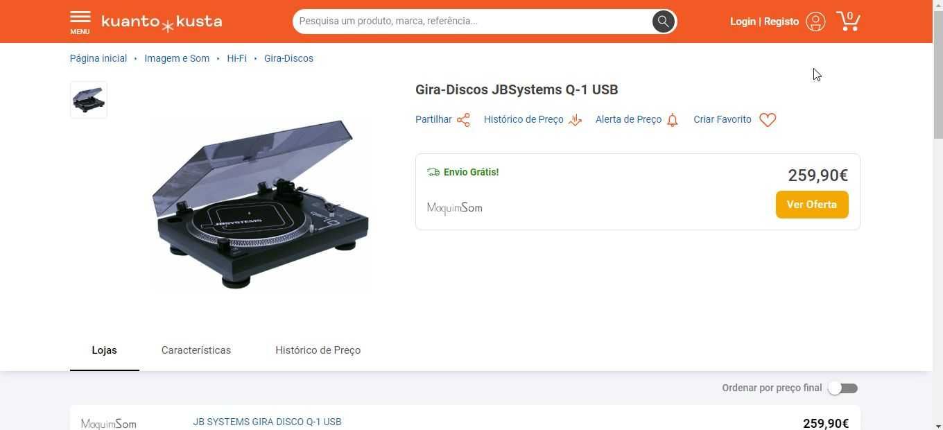 gira discos JBSystems Q-1 USB