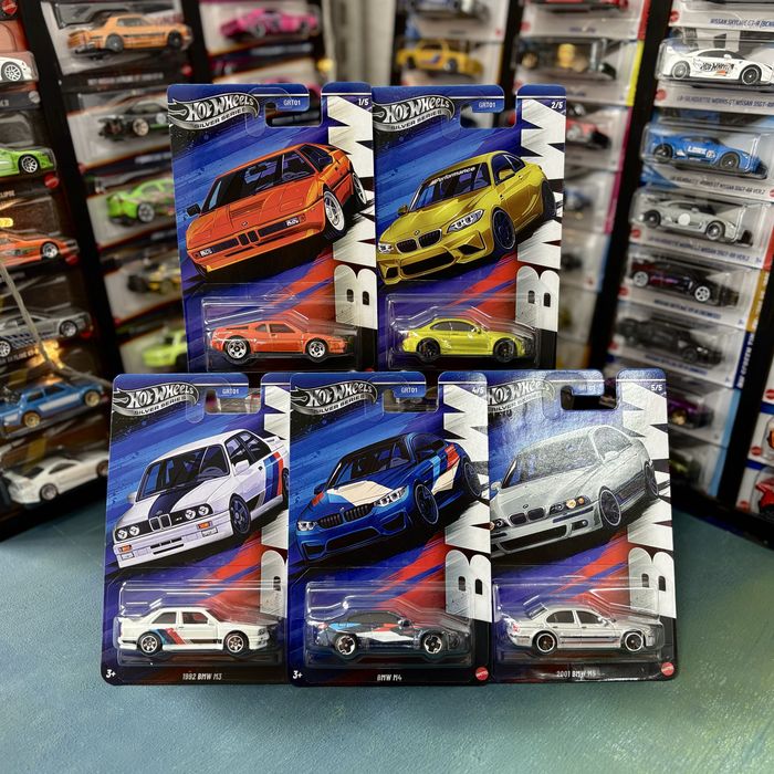 Набір Hot Wheels bmw форсаж gran turismo formula 1 premium ferrari
