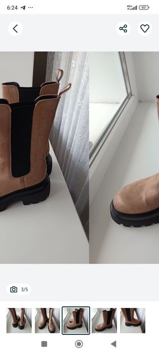 Сапоги женские челси CATWALC привезенные с Германии размер 37