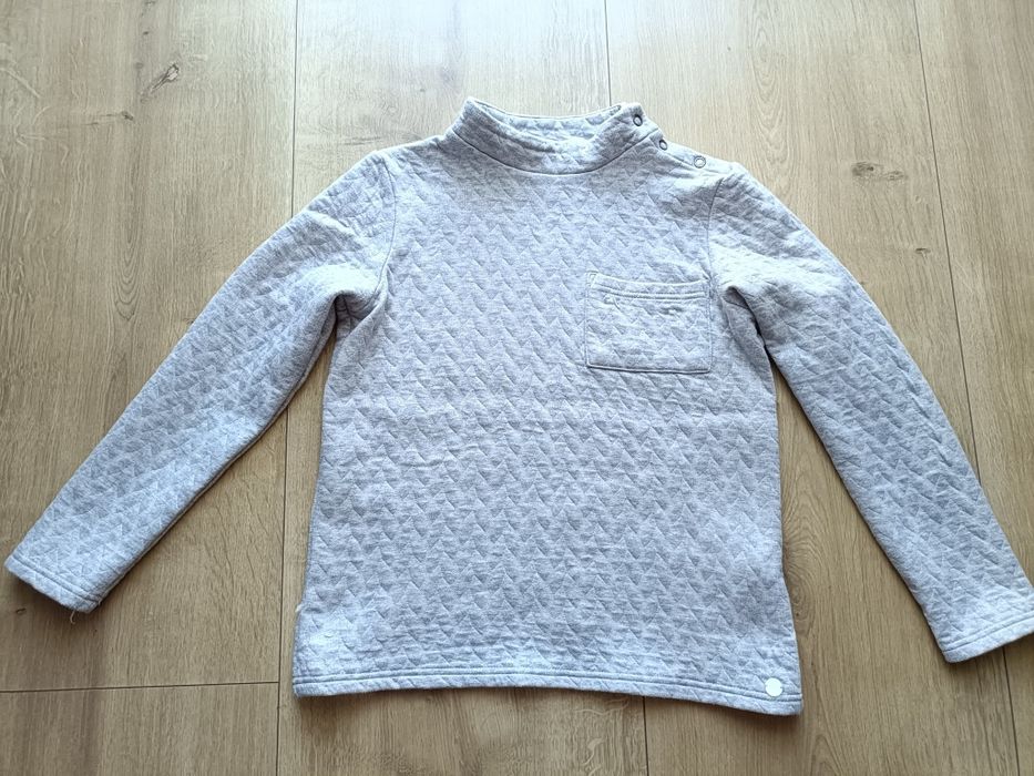 Coccodrillo bluza dziewczęca szara faktura rozm 152