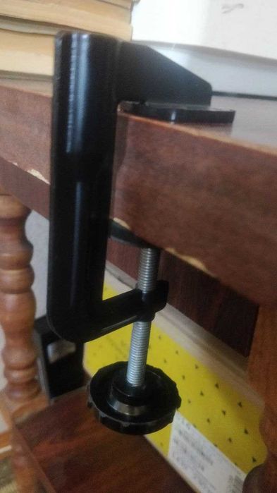 Ретро лампа на струбцине (СССР)