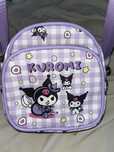 Torebka kuromi i portfel hello kitty