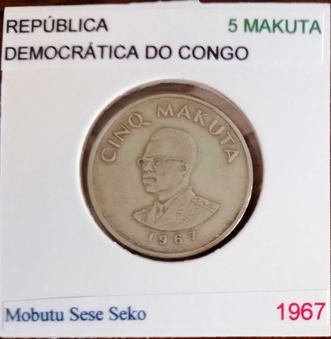 República Democrática do Congo - - - - - Moedas