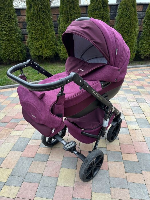 Коляска Riko Brano Natural 2 в 1 Purple