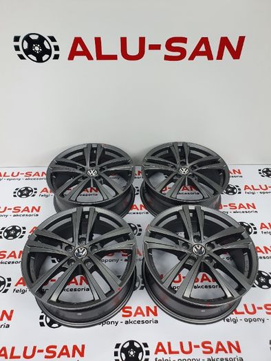 Nowe Alufelgi VW 17" 5x112 PASSAT B5 B6 B7 B8 CC SCIROCCO Grafit