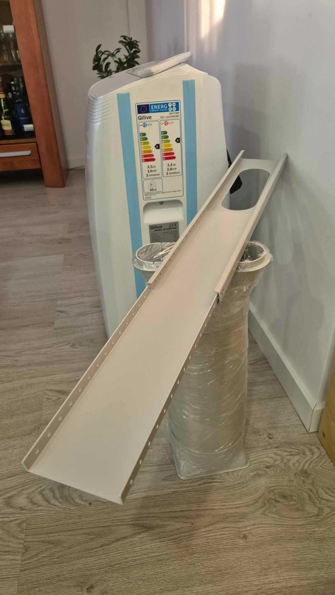 Ar Condicionado Portátil Qilive branco 2 Em 1 (Frio E Calor)