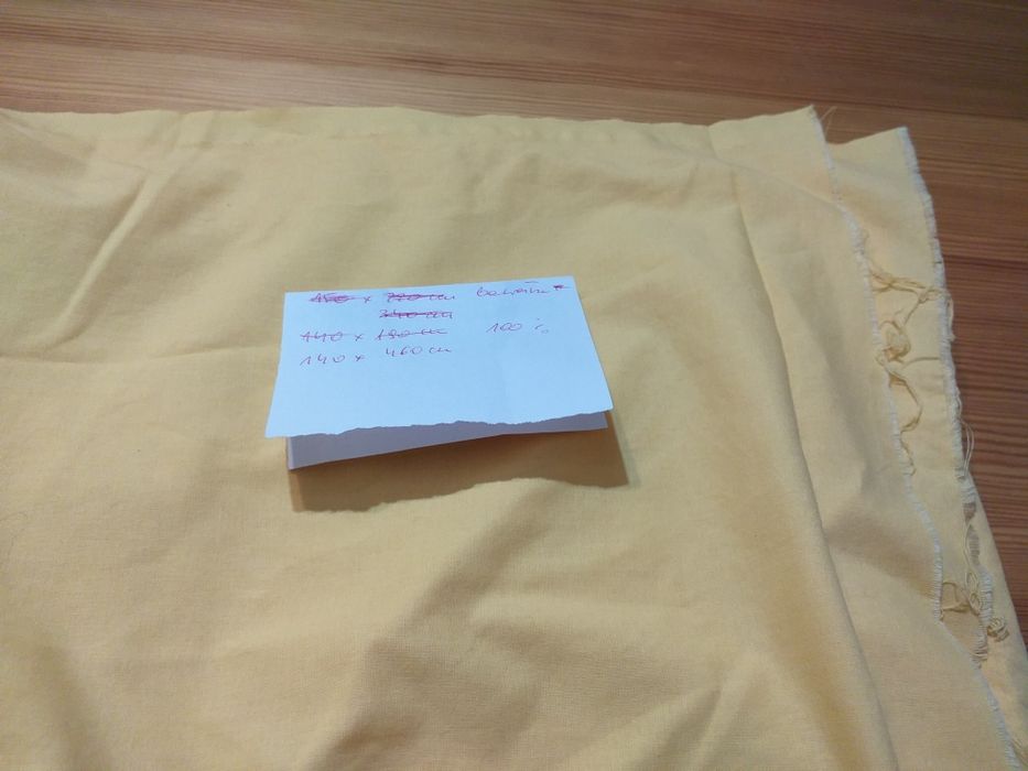 Kupony tkaniny bawełnianej