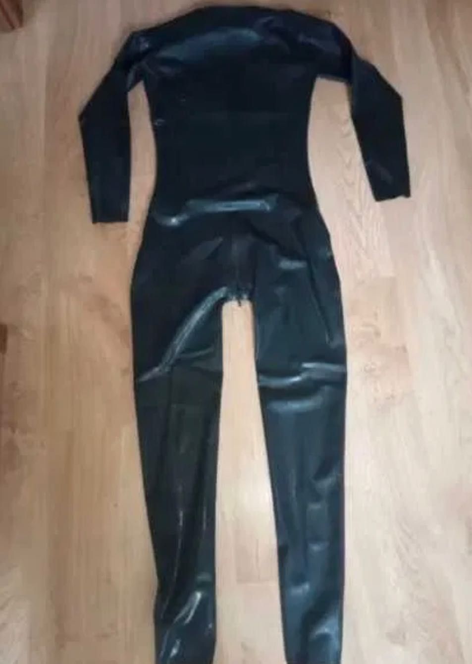 989/ Sylwester Haloween kombinezon XS DAMSKI latex 0,4 lateks 3 suwaki