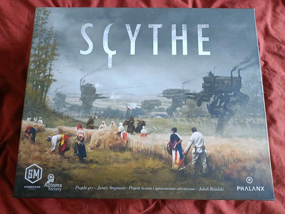 Scythe gra planszowa + dodatki + fabryka