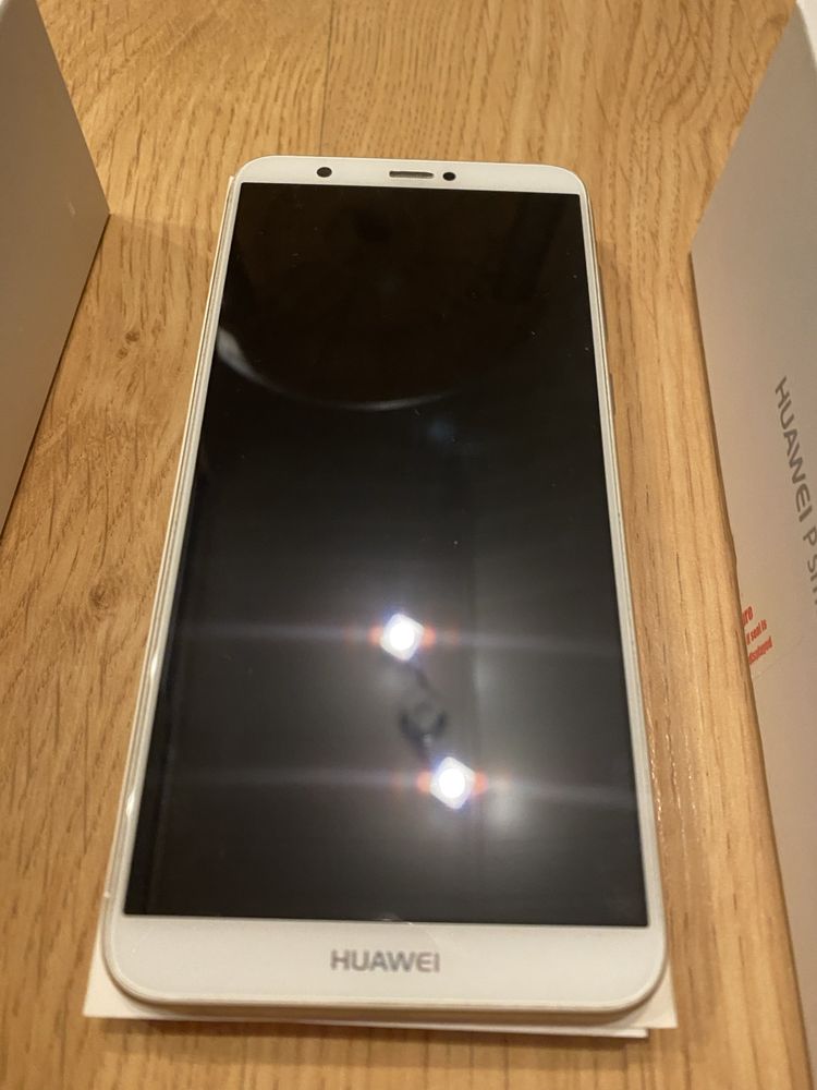 HUWAWEI P smart gold + etui + szklo