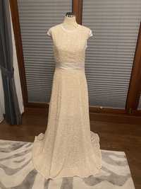 Suknia ślubna z cekin (marki Manila Grace)