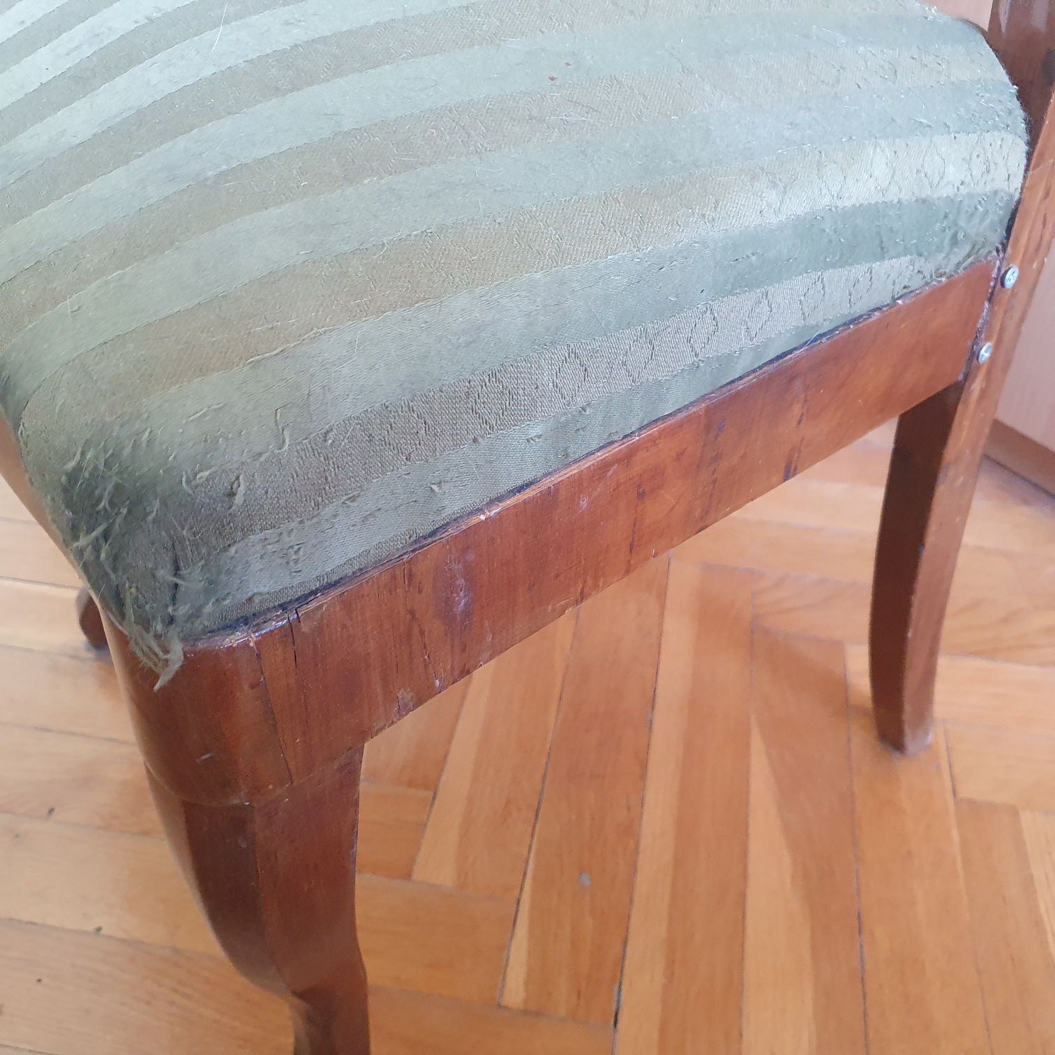 Krzesła stylizowane 2 szt zielone