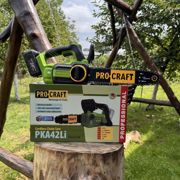 Акумуляторна ланцюгова пила Procraft PKA42Li