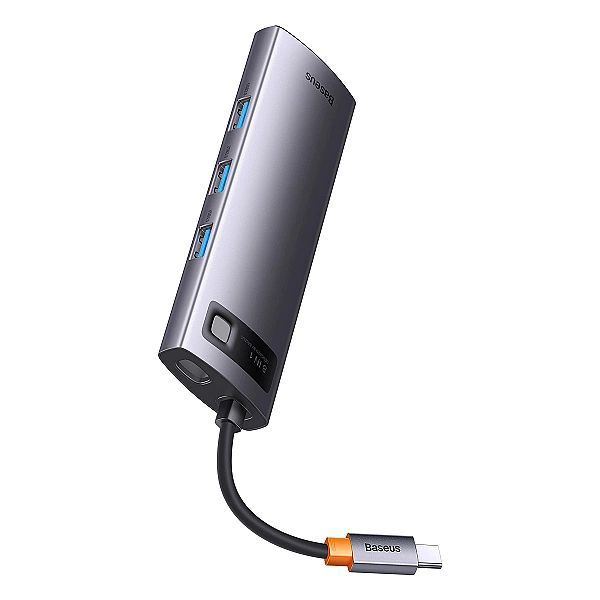 Baseus StarJoy Hub 8w1 Usb Typ C - 3x Usb / Hdmi / Rj45 (1Gbps) / czyt
