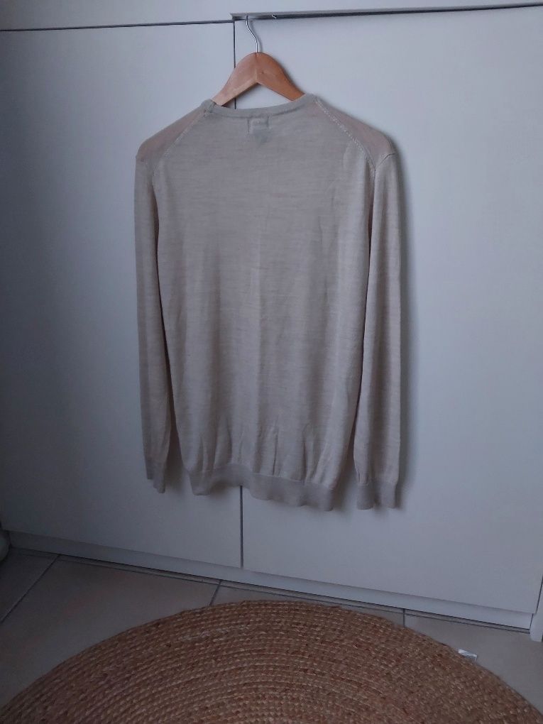 Sweter Merino Wool Blend H&M premium Selection Nowy Wełniany sweter