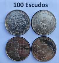 4 moedas de 100 Escudos – Várias (nº7)
