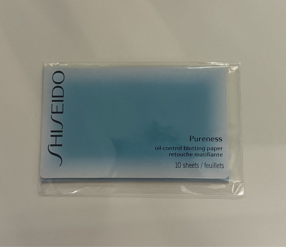 Shiseido Pureness Oil-Control Blotting Paper 10 sztuk bibułki matujące