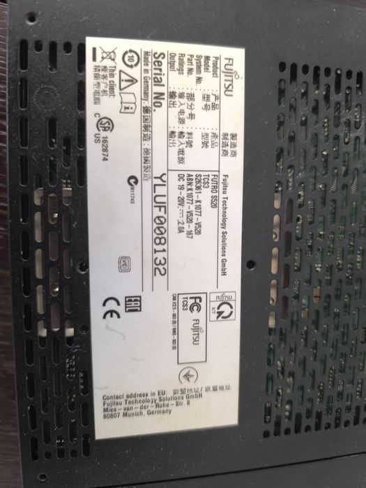 Terminal Fujitsu futro S520 tcs3