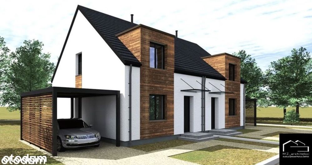 Nowy, energooszczędny bliźniak 98 m² | A+