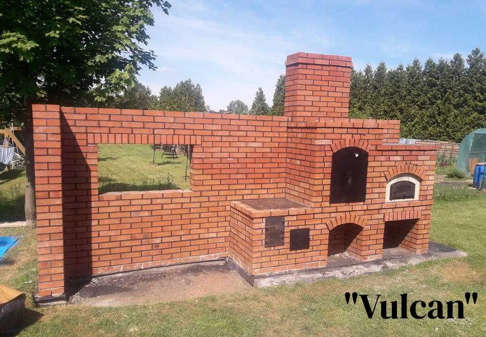 Grill ogrodowy – Wędzarnia, Grill, Piec do chleba i pizzy!