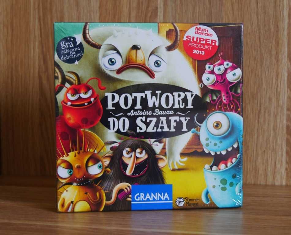 Gra potwory do szafy + puzzle GRATIS