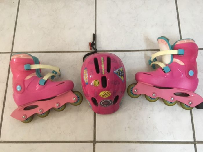 Patins em linha muito bom estado