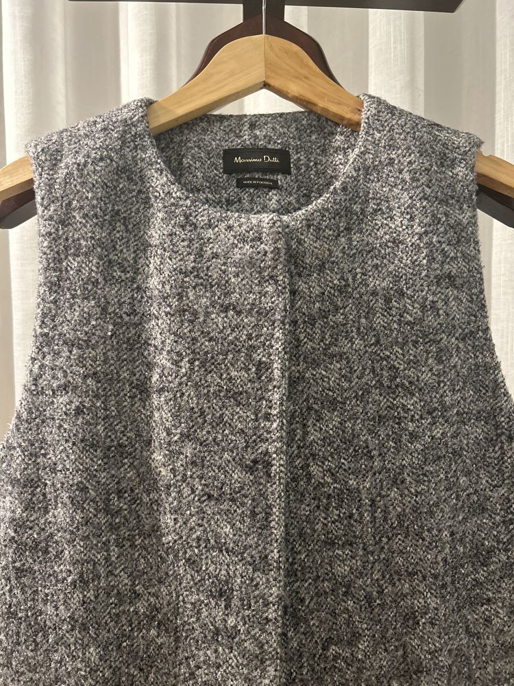 Casaco sem mangas Massimo Dutti