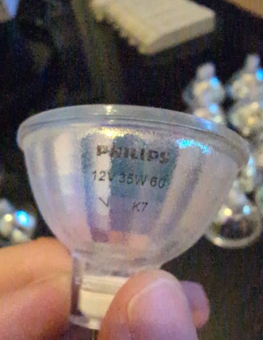 20x Żarówki halogen MR16 GU5.3 20W i 35W Philips/Osram