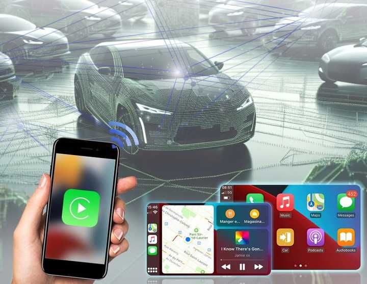Auto Adapter przejściówka Carlink do Apple carplay android autobox