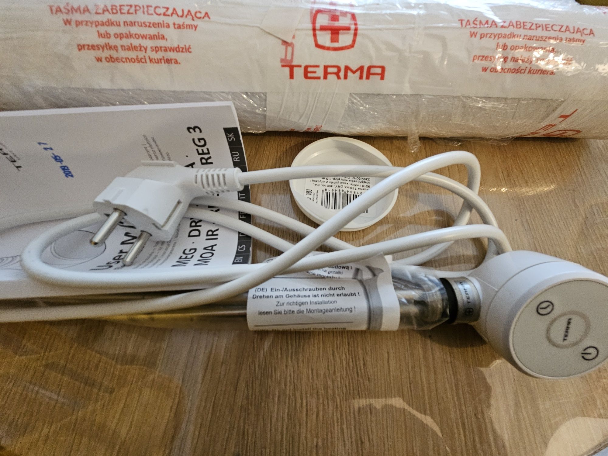 Terma grzałka elektryczna 400w dry