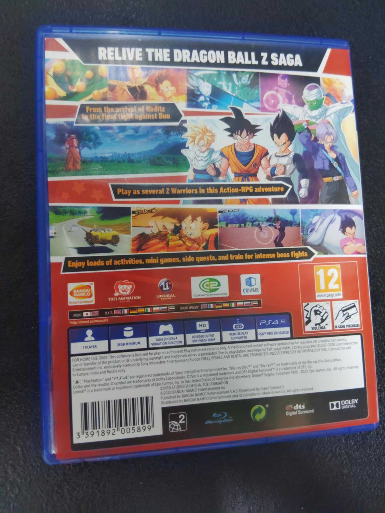 Dragon Ball Z: Kakarot PS4 Polskie napisy są w grze