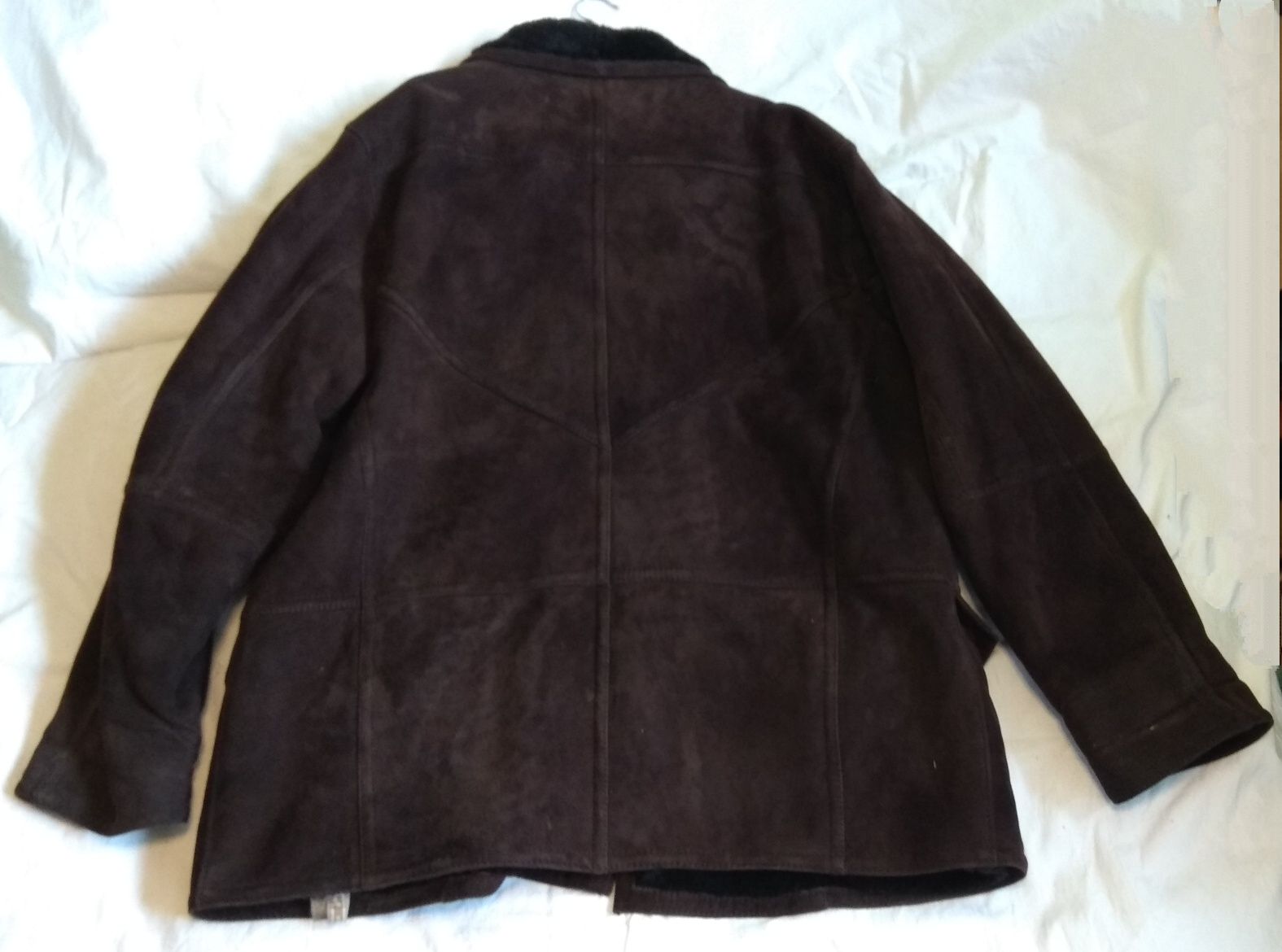 Elegancki duży kożuch męski rozmiar XXL / XXXL