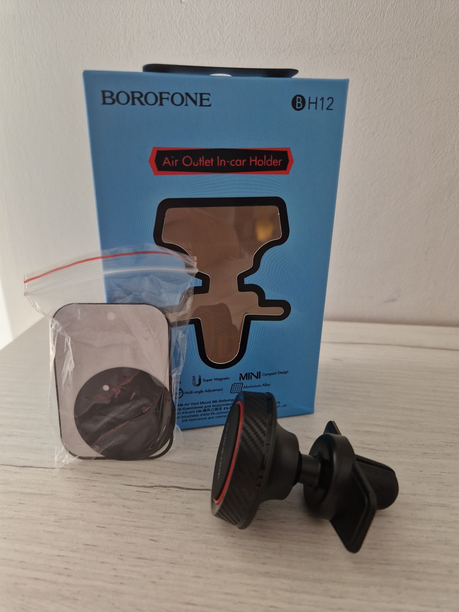 Borofone Uchwyt Samochodowy BH12 Journey Series magnetyczny na kratkę