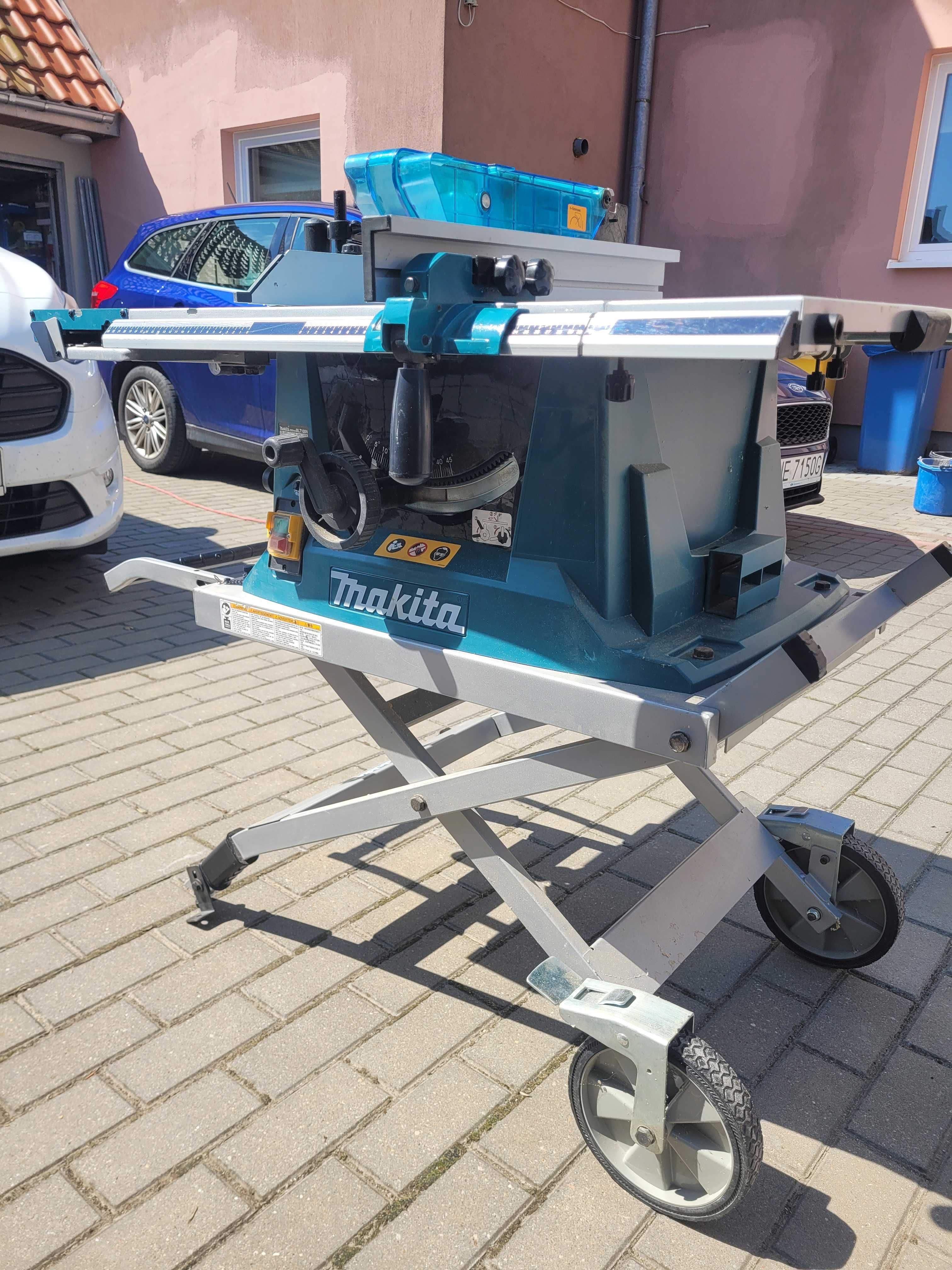 Piła stołowa Makita MLT100 krajzega  +   stół podstawa Makita WST03