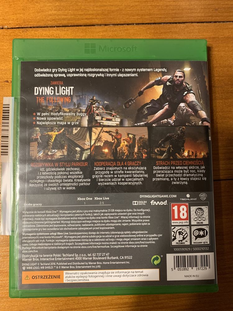 Dying light (The following) gra xbox one