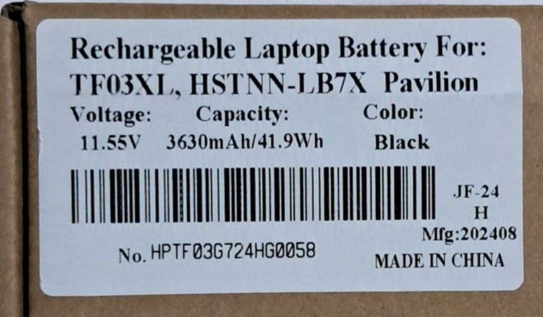 Bateria HP TF03XL nova na caixa