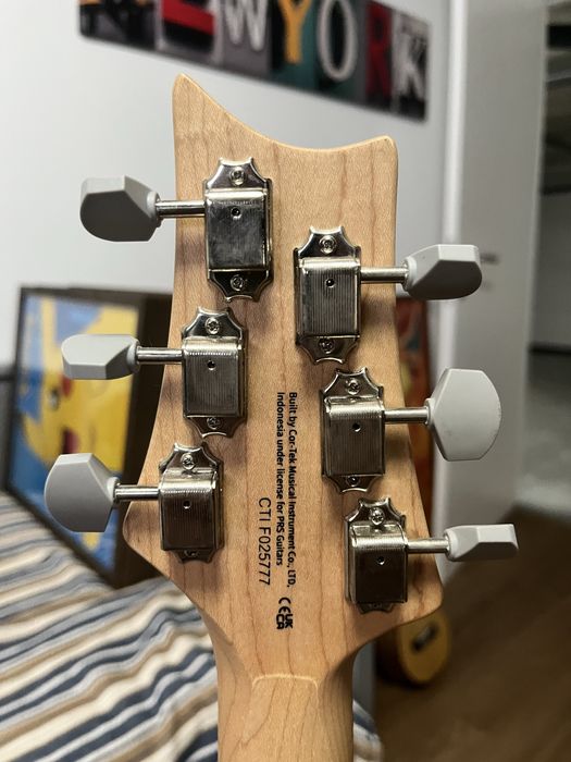 Prs Silver Sky SE Maple 2024 Nylon Blue