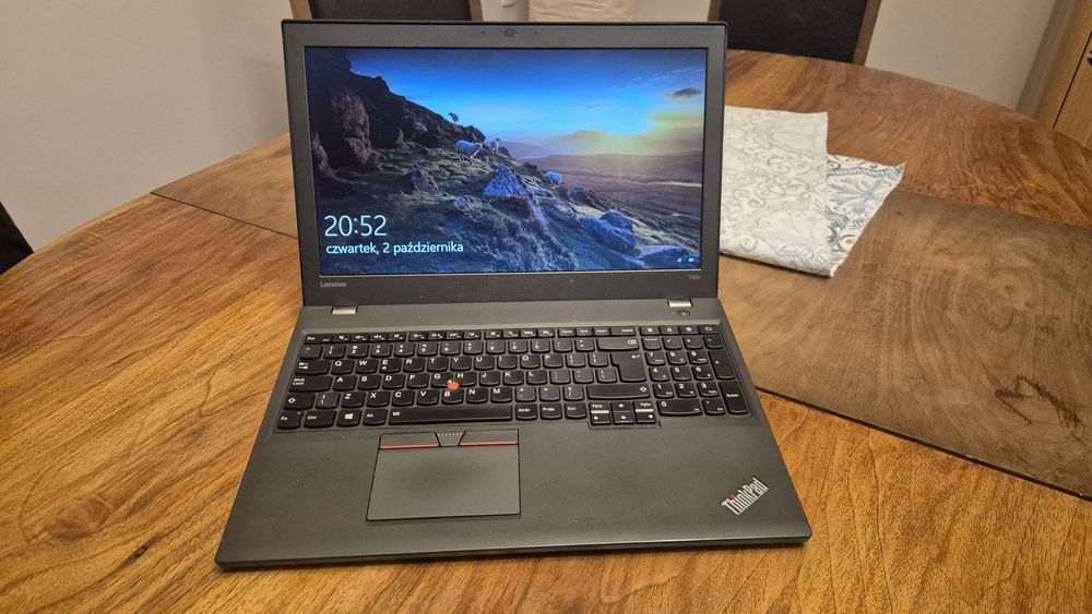 Lenovo ThinkPad T560 / i5-6300U / 16GB RAM / SSD 256 / Windows 10 Pro