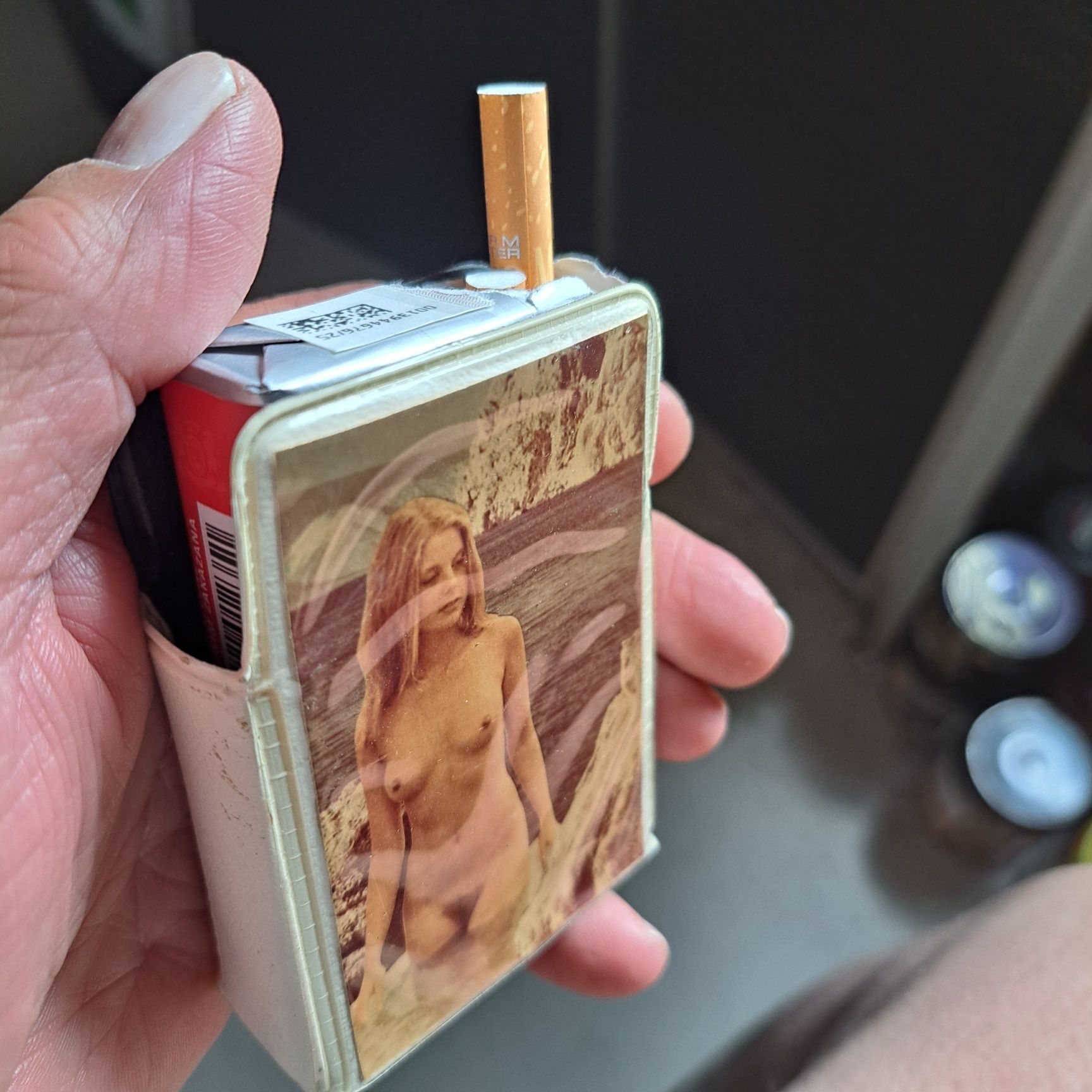 Kolekcjonerskie dwa niepowtazalne Etui na papierosy lata 70 te