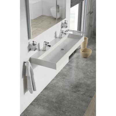Ravak Natural Duo 1200 umywalka 120x45 cm ścienna biała