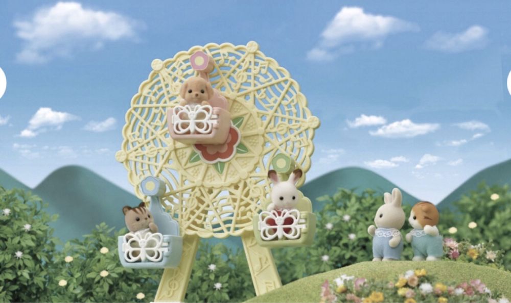 Roda  de jardim- Sylvaian families