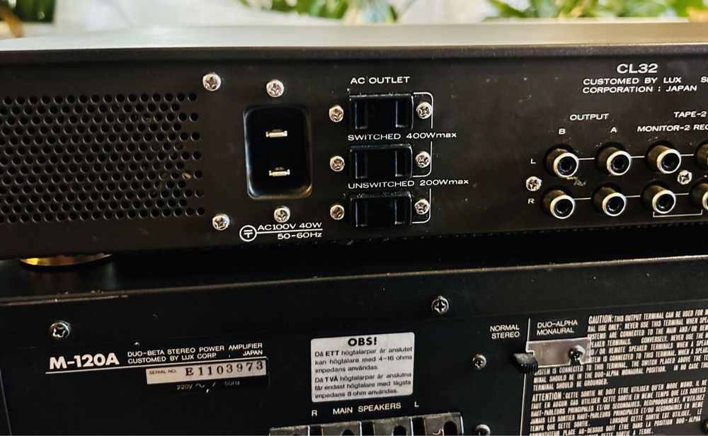 Усилители Luxman CL 32, M120
