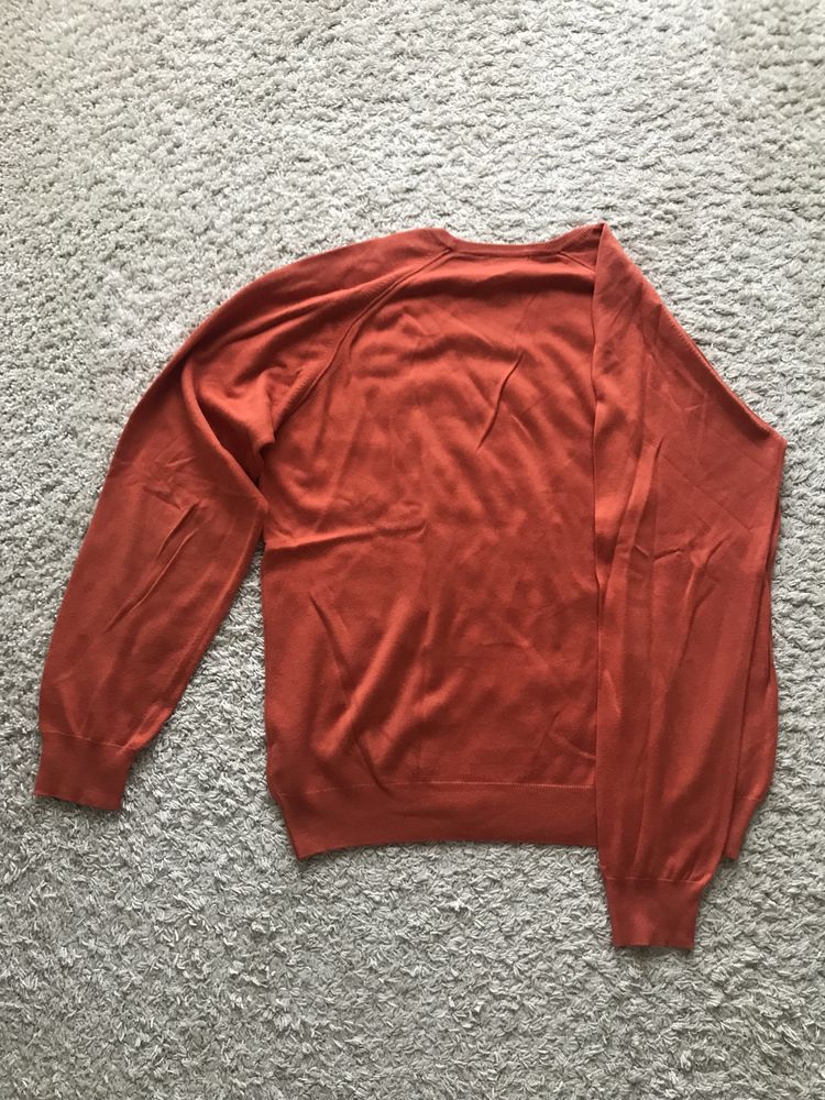 Elegancki sweterek Brooksbank, rozmiar XL, pomaranczowy