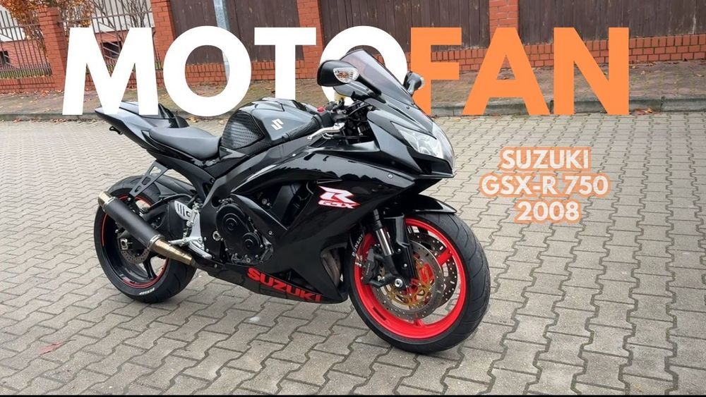 Suzuki GSX-R SUZUKI GSX-R GSXR 750 2008r Potwierdzone 34 tys km Niemcy wydech Sport