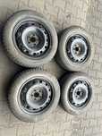 Opony zimowe 195/60R15 Dunlop z felgami 5x100 koła Polo Fabia Ibiza