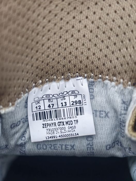 Нове взуття Lowa Zephyr GTX MID TF 47EU