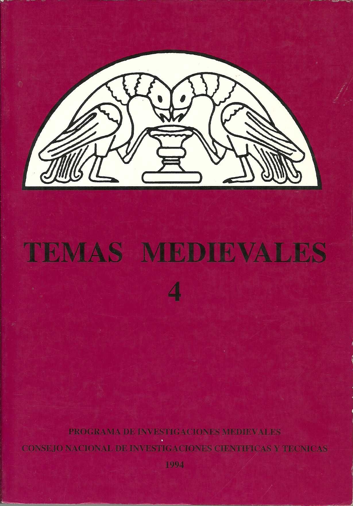 Temas Medievales, N.º 4 - Paz y guerra en la Edad Media