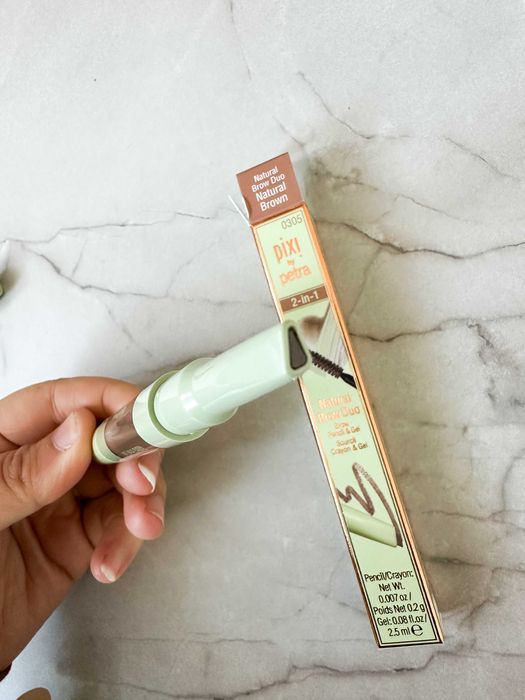 Pixi kredka do brwi z żelem Natural brow duo brązowa 2 w 1 maskara